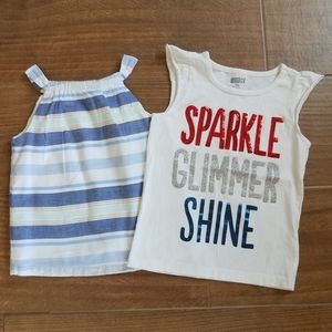 Gymboree and Crazy8 Girls top lot